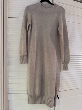 Splendid Women's Cream Knit Sweater Dress